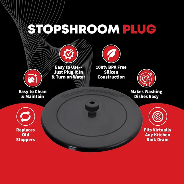 Kitchen SinkShroom — Matte Black — manufacturer feature and use image 3
